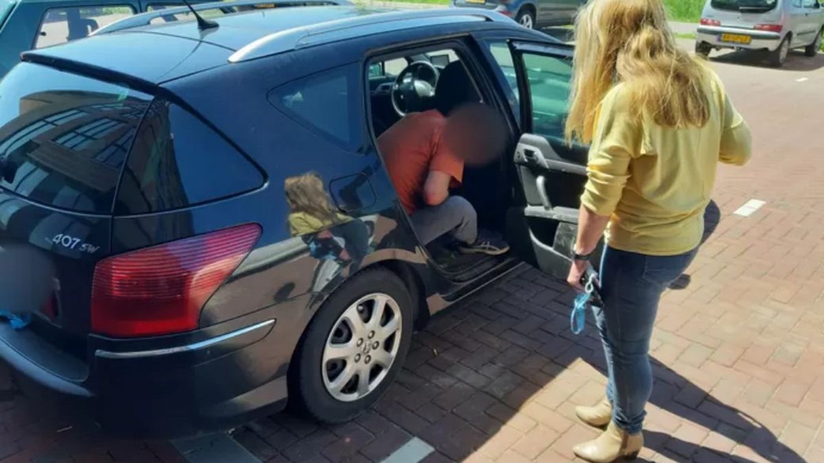 Polak przez dwa tygodnie "biwakował w samochodzie