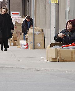 Amerykańscy ludzie bezdomni