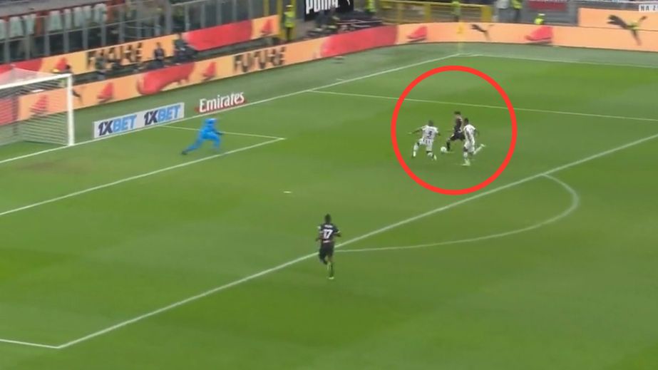 Gol na 2:0 w meczu AC Milan - Juventus