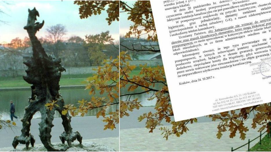 Lokatorzy kilku krakowskich budynków otrzymali nietypową korespondencję.