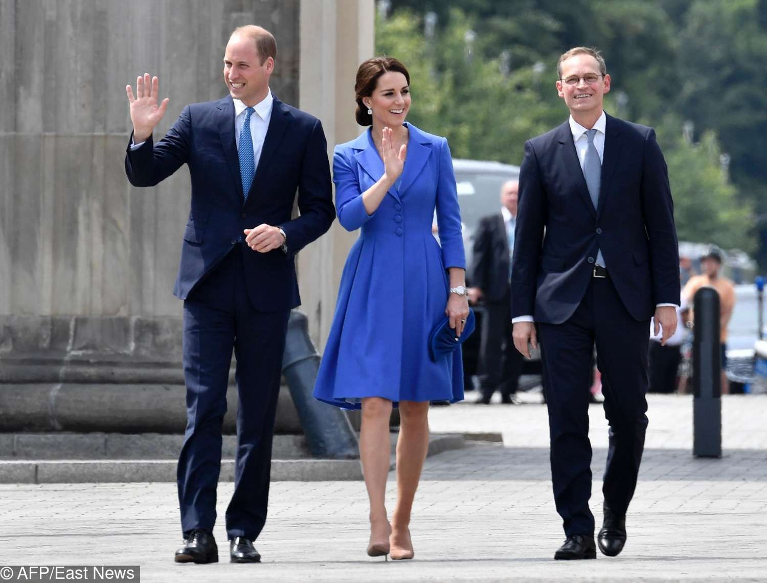 Księżna Kate i książę William - Berlin 2017