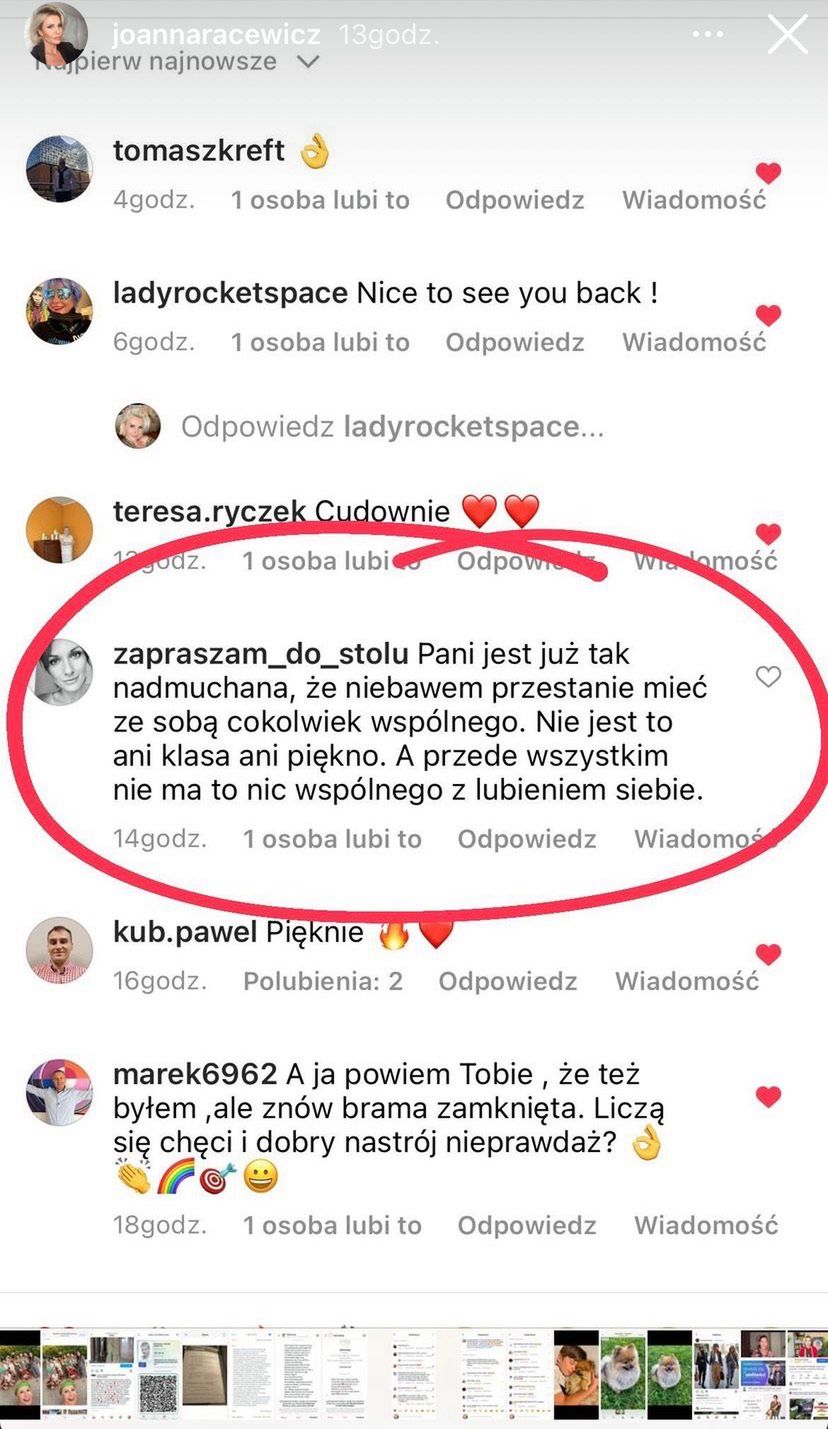 Joanna Racewicz w ogniu krytyki | fot. Instagram.com/joannaracewicz