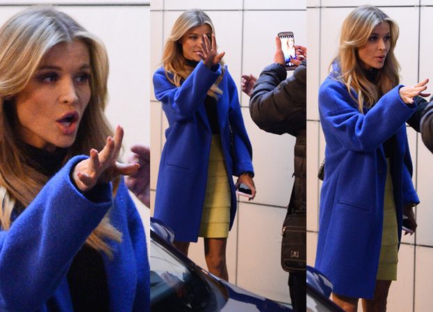 Joanna Krupa zasłania twarz przed fanem (ZDJĘCIA)