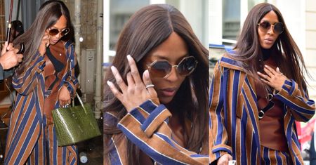 Ikona wybiegu Naomi Campbell wydzwania do kochanka, opuszczając francuski hotel