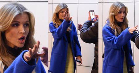 Joanna Krupa zasłania twarz przed fanem (ZDJĘCIA)