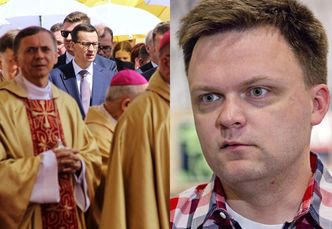 Hołownia oburzony wystąpieniem Morawieckiego na Jasnej Górze: "To ciężka PATOLOGIA, gdy premier przemawia w kościele"