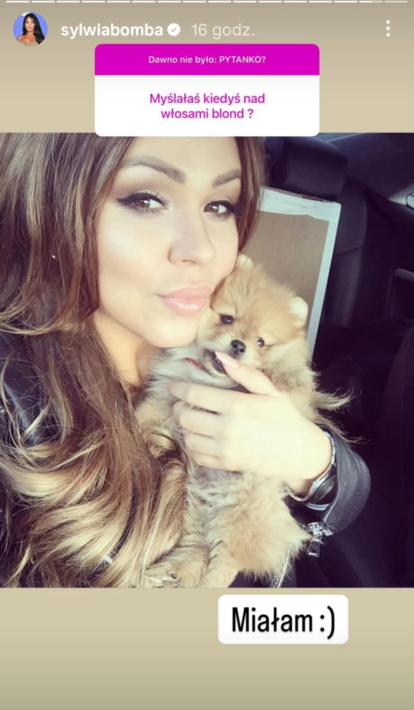 Sylwia Bomba pokazała się w wersji blond