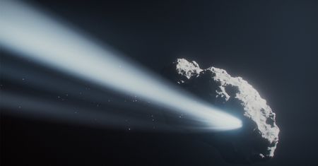 Zaskakujące zachowanie komety. Hubble dostrzegł zmianę