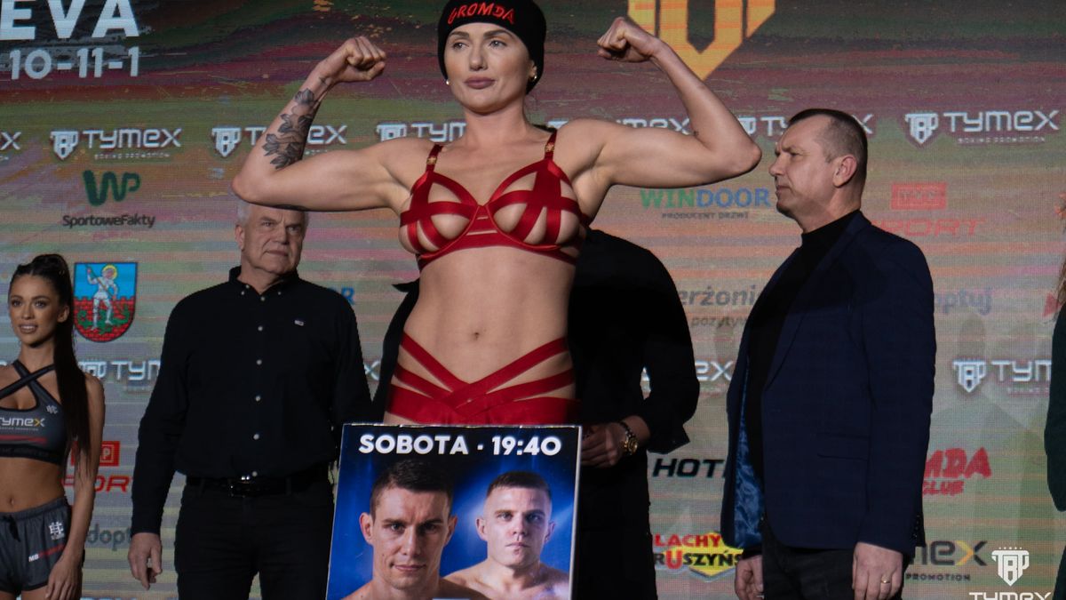 Zdjęcie okładkowe artykułu: Materiały prasowe / Tymex Boxing Night / Na zdjęciu:  Ewa Brodnicka