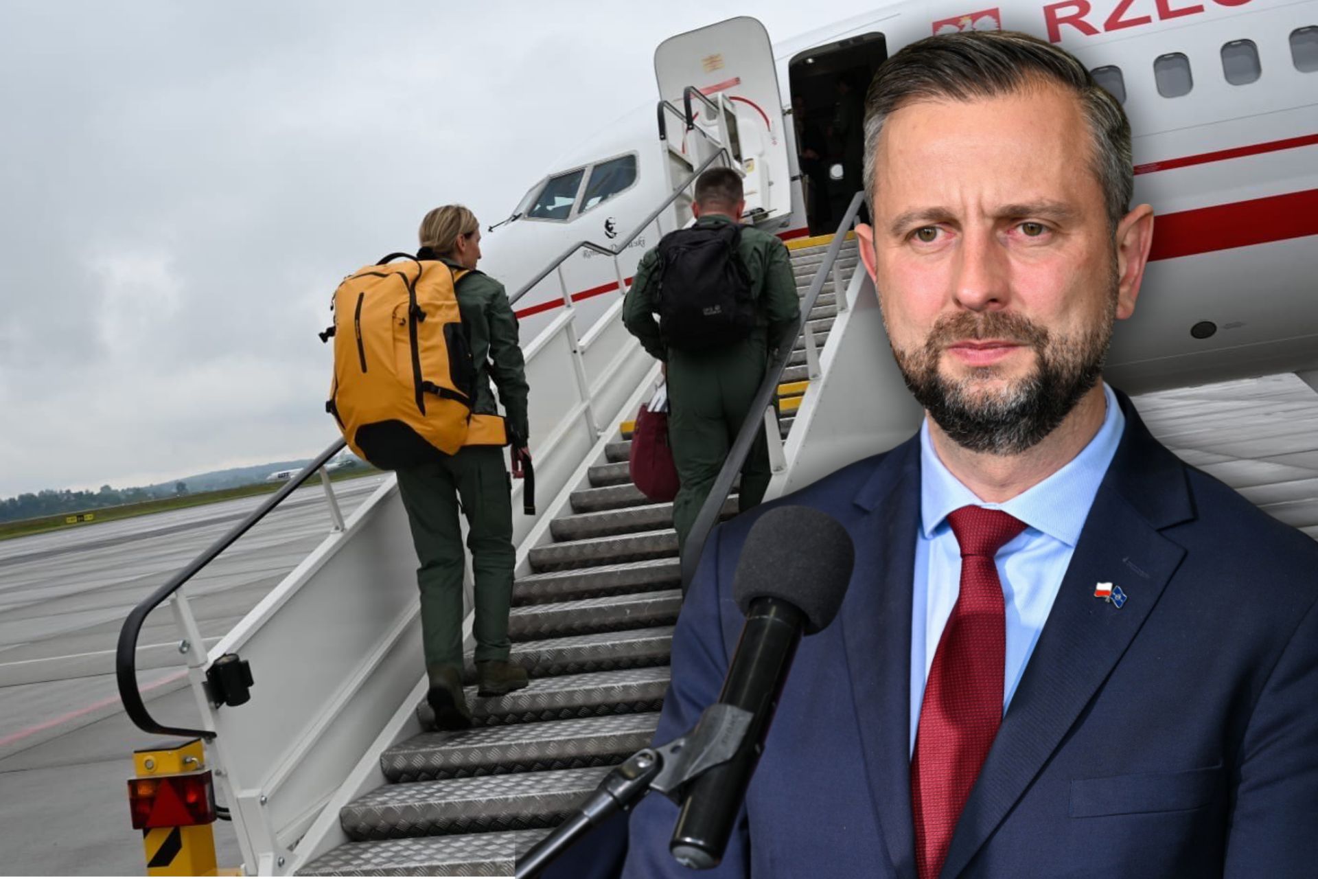 Specjalny samolot wyleciał z Polski. "Zrobimy wszystko"