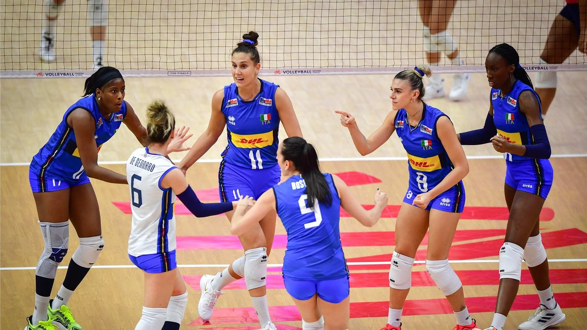 Materiały prasowe / VolleyballWorld / Na zdjęciu: reprezentacja Włoch