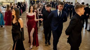 Poznań: Zachwycili polonezem. Studniówka Zespołu Szkół Przemysłu Spożywczego