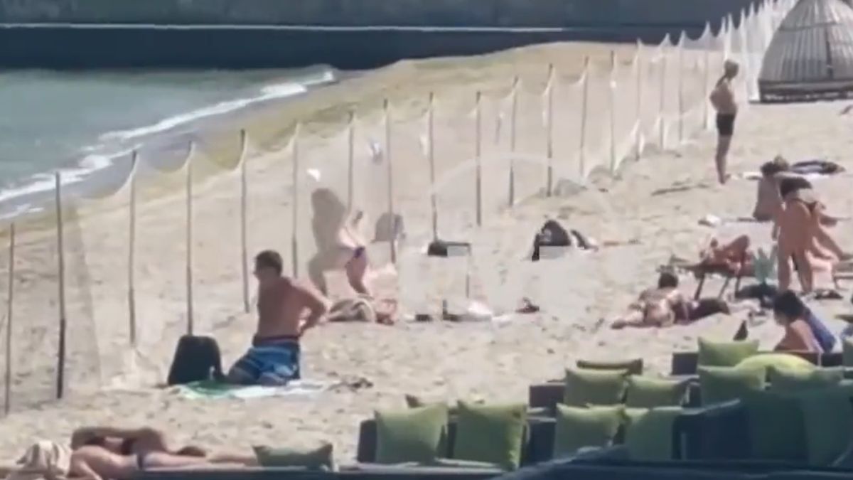Miejscowi nie boją się min na plaży 