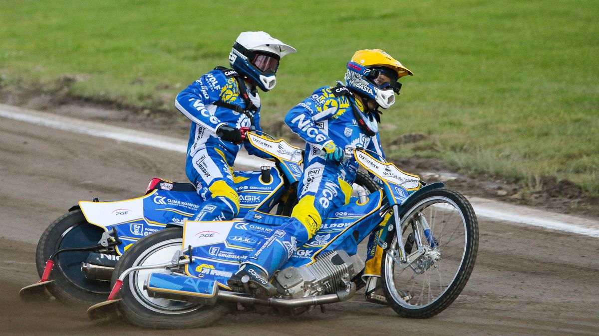 Przemysław Pawlicki [b] i Nicki Pedersen [ż]