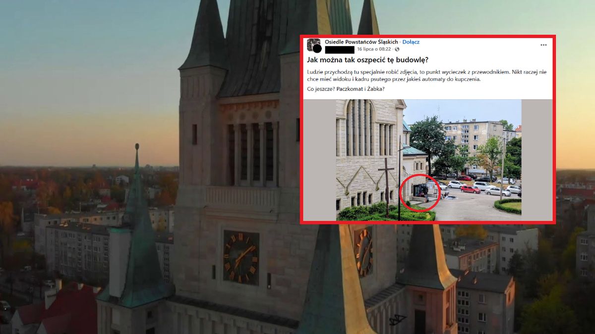 Kwiatomat pod zabytkowym kościołem. W sieci wybuchł spór