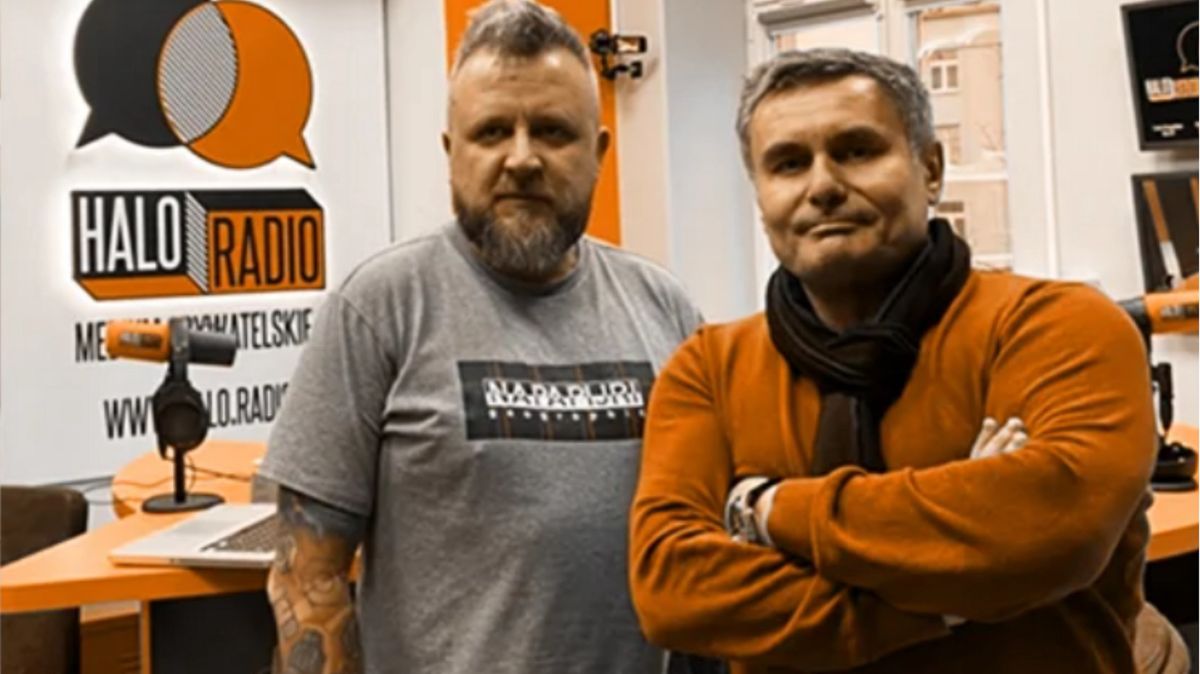 Kuba Wątły i Marek Czyż w studiu Halo. Radio 