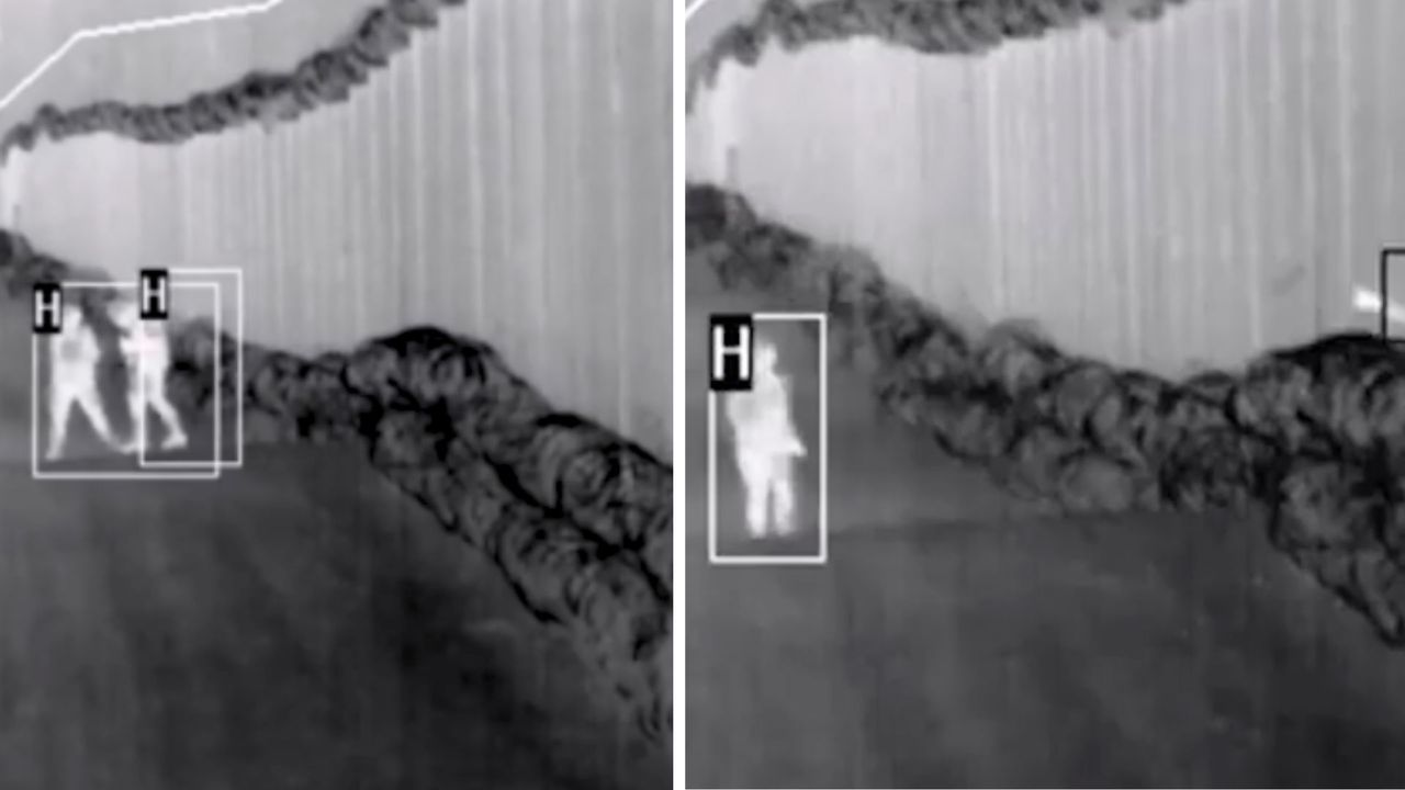 Nocna akcja na granicy. Migranci rzucali czym popadnie