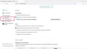 Firefox: sekcja Prywatność i Bezpieczeństwo 