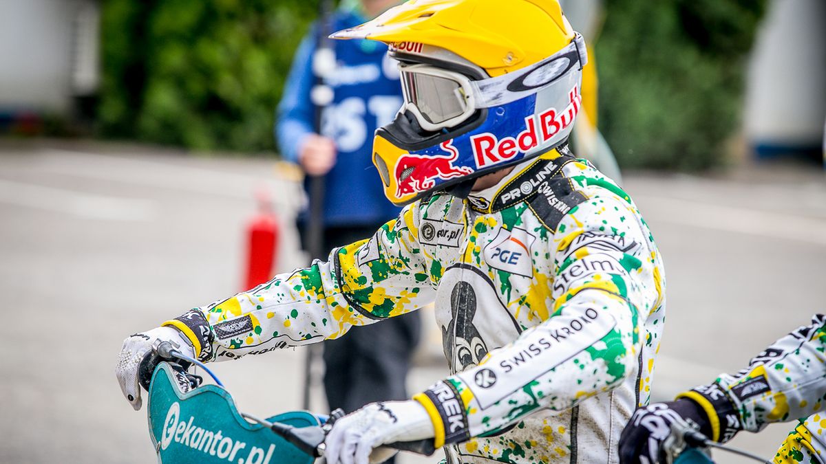 WP SportoweFakty / Tomasz Jocz / Jarosław Hampel oczekuje na wyjazd na tor