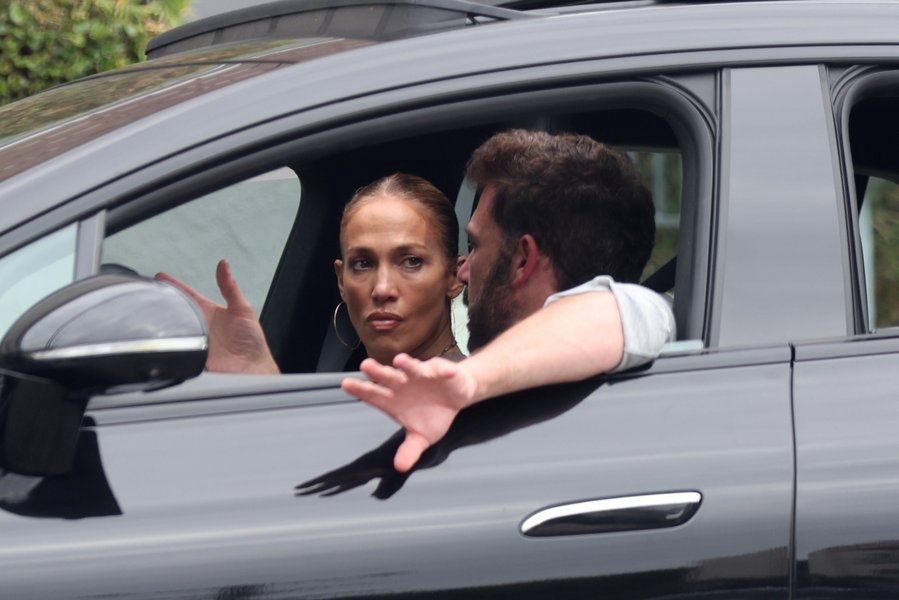 Jennifer Lopez i Ben Affleck odbyli w samochodzie poważną rozmowę