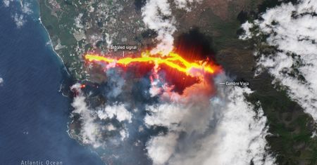 Erupcja Cumbre Vieja. Miasto wymazane z mapy. Zniknęło pod lawą