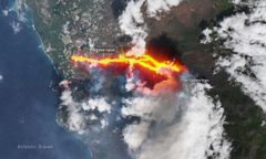 Erupcja Cumbre Vieja. Miasto wymazane z mapy. Zniknęło pod lawą