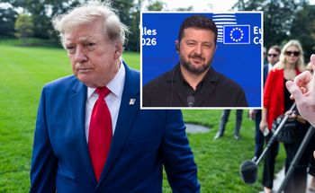 Zełenski tylko się uśmiechnął. Dziennikarz zapytał o Trumpa