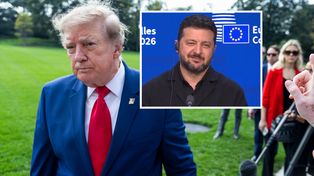 Zełenski tylko się uśmiechnął. Dziennikarz zapytał o Trumpa