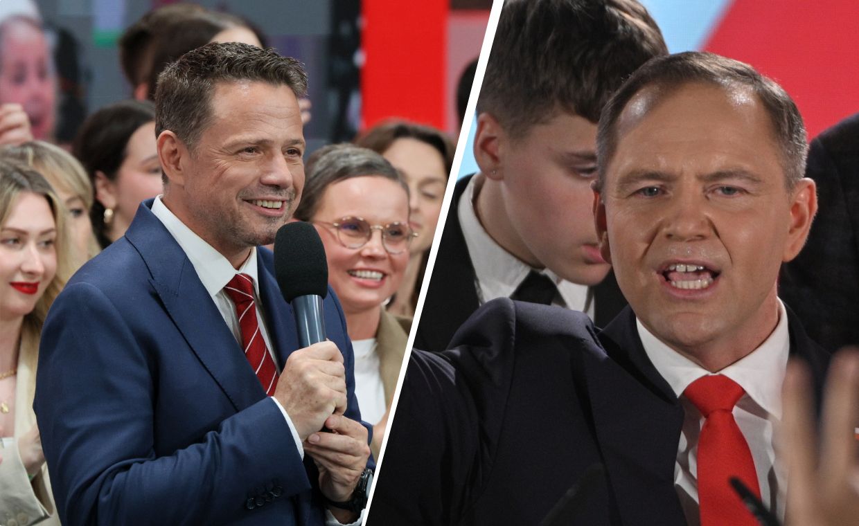 Karol Nawrocki (na zdj. z prawej) został prezydentem Polski