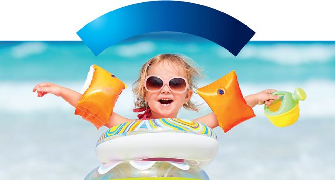 PZU reklamuje ubezpieczenie turystyczne PZU Wojażer jako sposób na bezpieczne wakacje