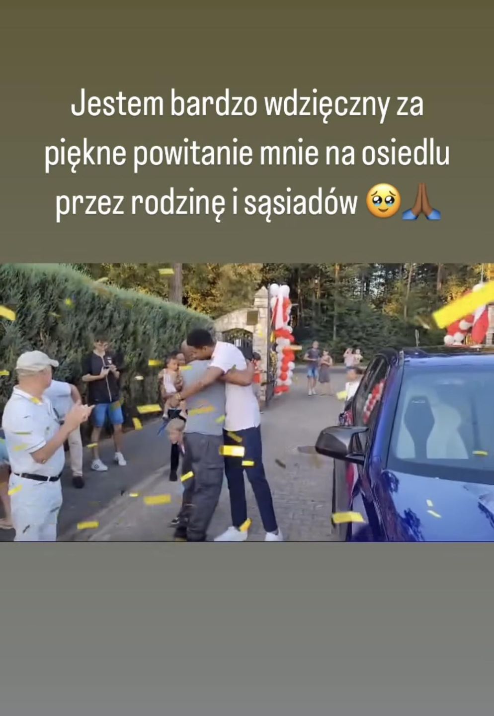 Wzruszające, jak rodzina i sąsiedzi powitali Wilfredo Leona