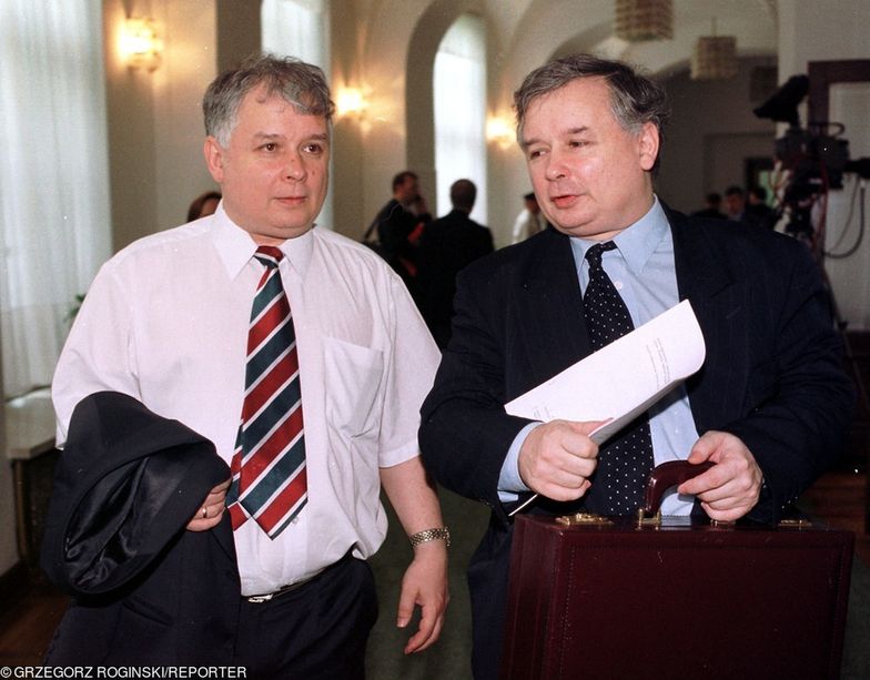 PiS został zarejestrowany 13 czerwca 2001 roku. Na zdjęciu założyciele partii: Lech i Jarosław Kaczyńscy