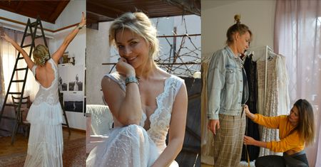 Magdalena Soszyńska wzięła ślub w odważnej sukni. "Wiedziałyśmy, że trzeba pokazać zarówno dekolt, jak i plecy (FOTO)