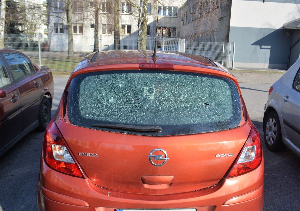 Strzelali w szyby i okradali auta