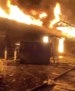 "Potężny pożar". Akcja służb pod Moskwą