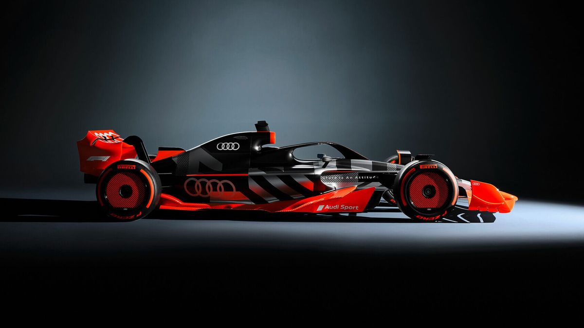 bolid F1 w barwach Audi