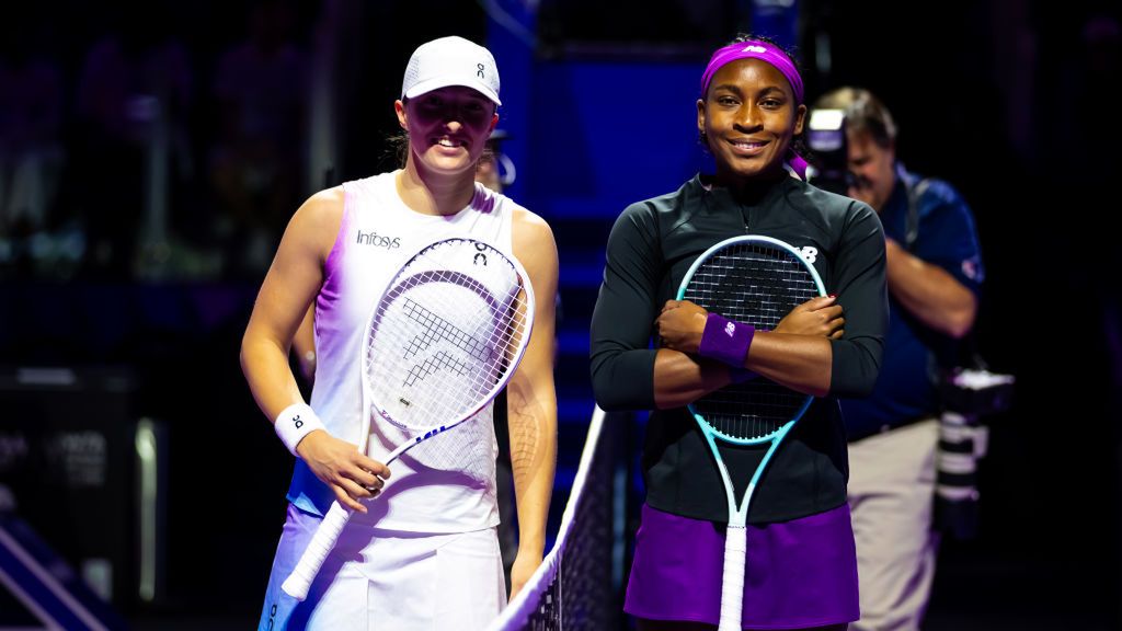 Getty Images / Robert Prange / Na zdjęciu: Iga Świątek i Coco Gauff