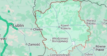 Rosyjskie rakiety spadły przy granicy z Polską
