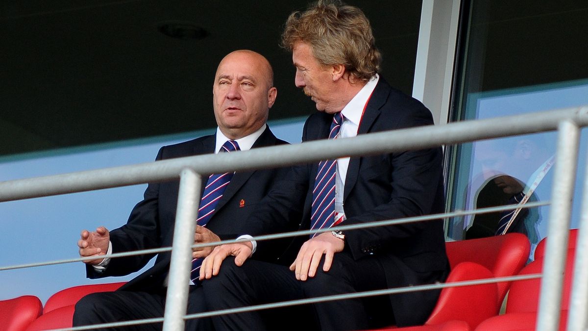 Na zdjęciu od lewej: Kazimierz Greń i Zbigniew Boniek