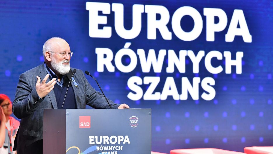 Frans TimmermansMaciej Kulczy�skikonferencja, lewica, Nowa Lewica, S&D, Wroc�awskie Centrum Kongresowe