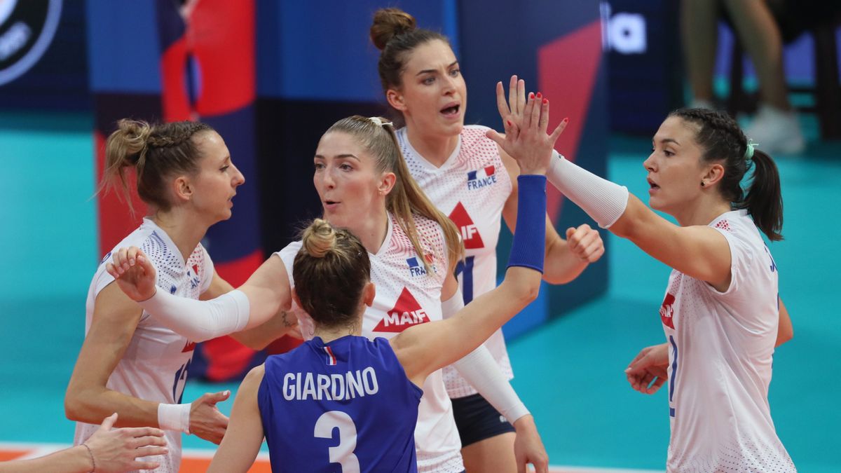 PAP/EPA / MARKO METLAS / Na zdjęciu: siatkarki reprezentacji Francji