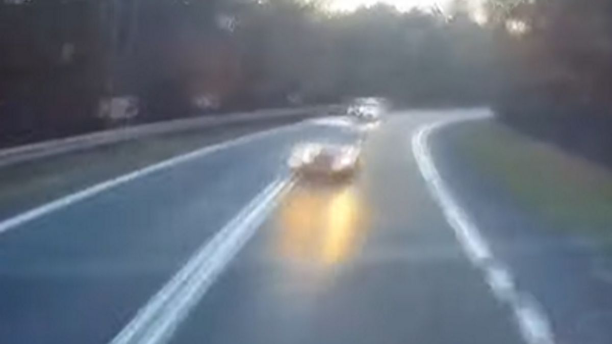 Kierowca jechał prosto na czołówkę