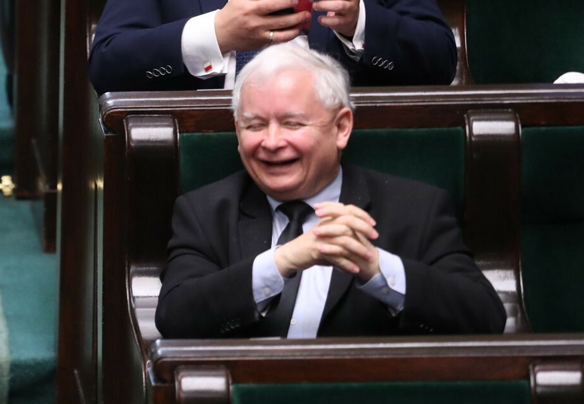 Jarosław Kaczyński (Fot. Andrzej Iwanczuk/REPORTER)