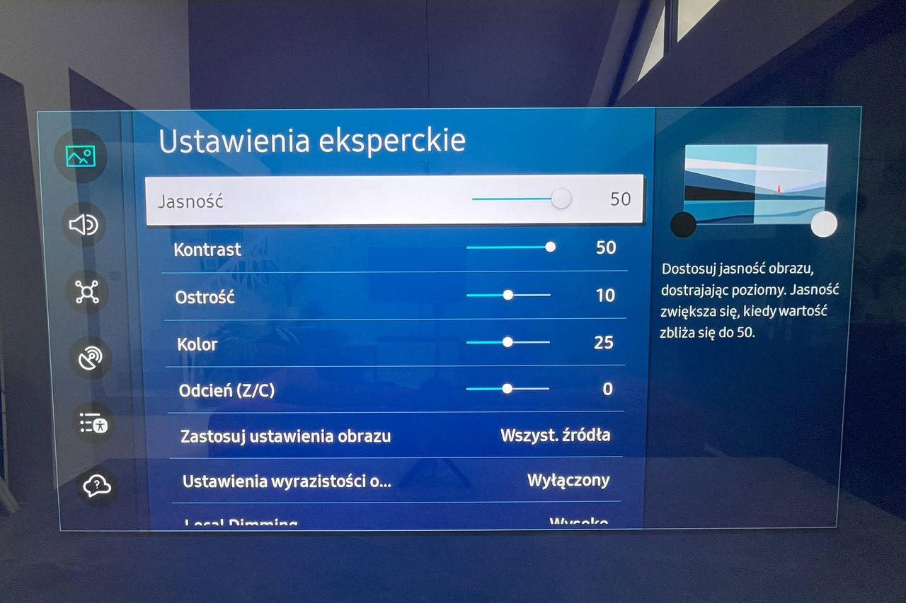 Samsung QN800C - Ustawienia dźwięku