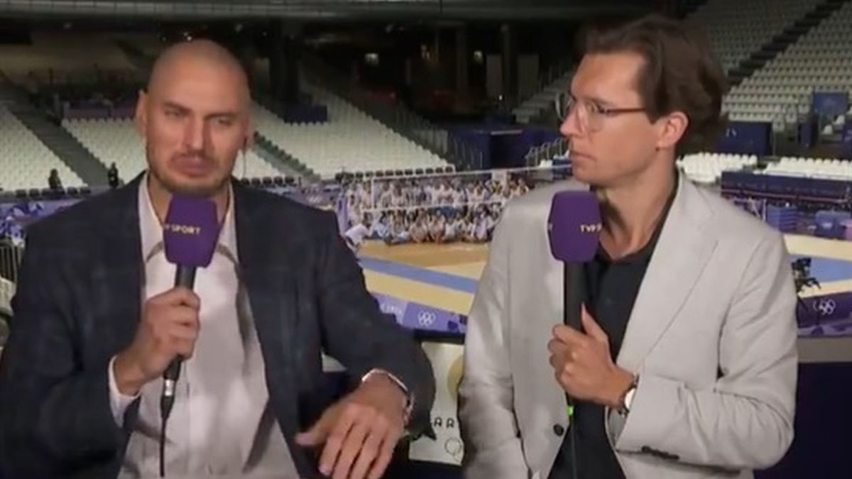 Twitter / TVP Sport / Na zdjęciu: Zbigniew Bartman (z lewej) i Marcin Rams