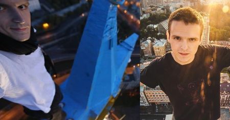 Młody Ukrainiec przyznaje się: "To ja PRZEMALOWAŁEM IGLICĘ w Moskwie!"