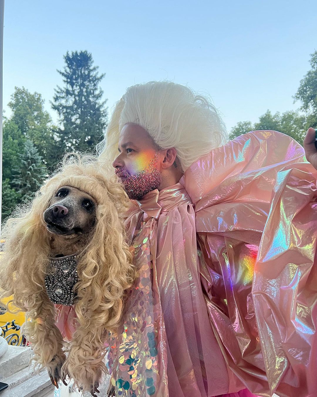 Michał Piróg zapozował do zdjęć jako drag queen