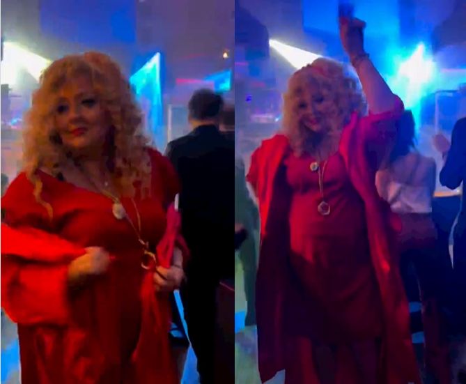 Magda Gessler wywija na imprezie TVN-u. Zatańczyła nawet z Klimentem