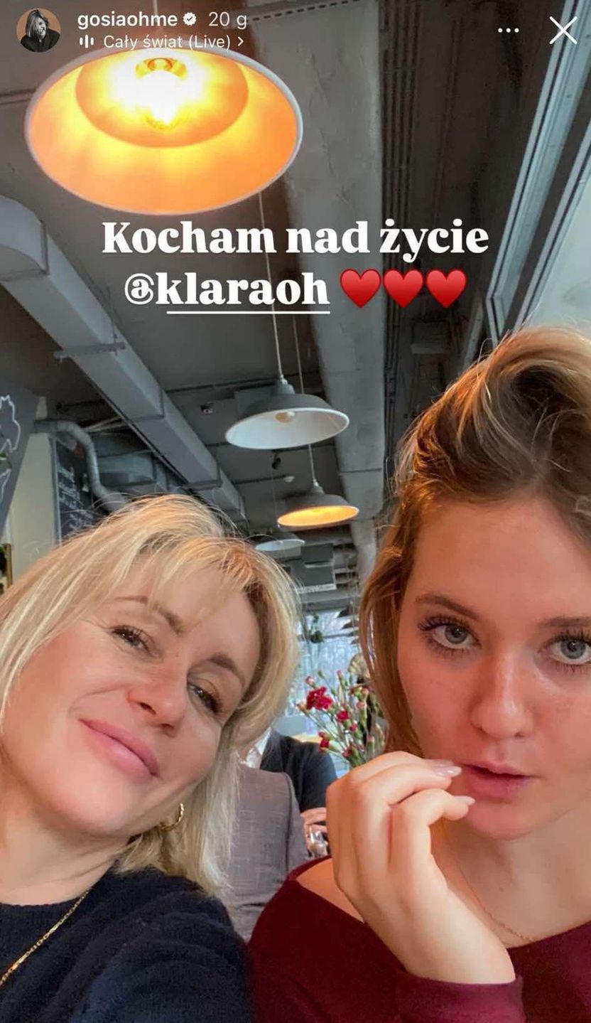 Małgorzata Ohme z córką