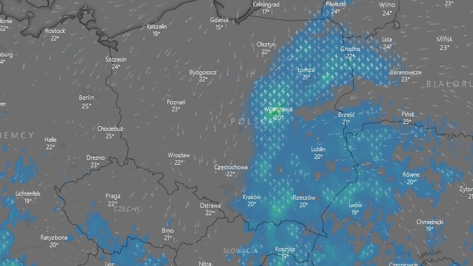 Burze nad Polską i Europą. Prognoza na środę 17.06.20